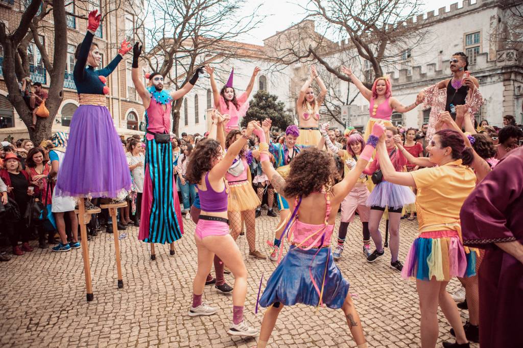 Carnaval-142 Desfile de carnaval pelas ruas de Lisboa