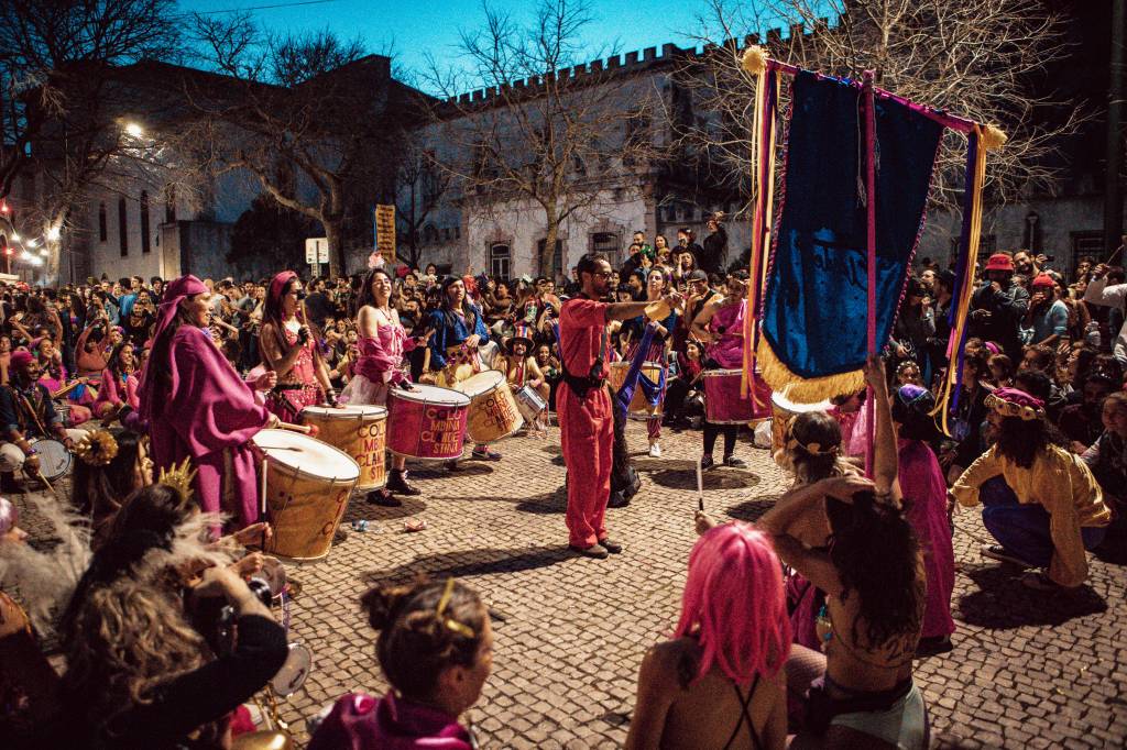Carnaval-187 Desfile de carnaval pelas ruas de Lisboa