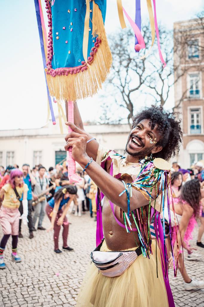 Carnaval-66 Desfile de carnaval pelas ruas de Lisboa