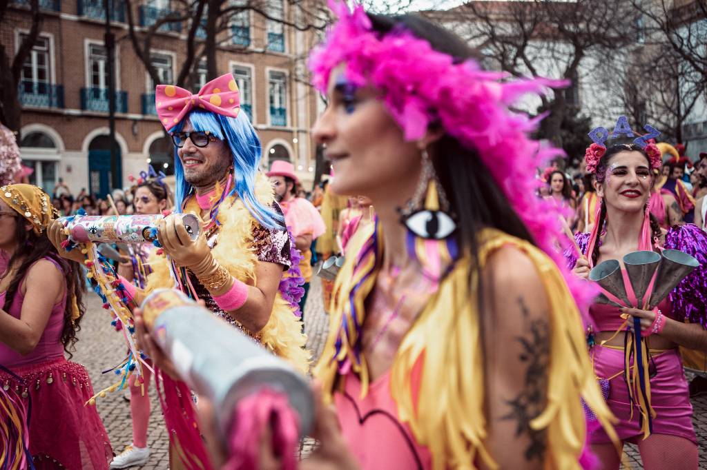 Carnaval-67 Desfile de carnaval pelas ruas de Lisboa