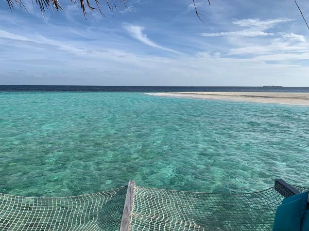 A vista do terraço, para praia: acordar e sair nadando não tem preço A vista do terraço, para praia: acordar e sair nadando não tem preço