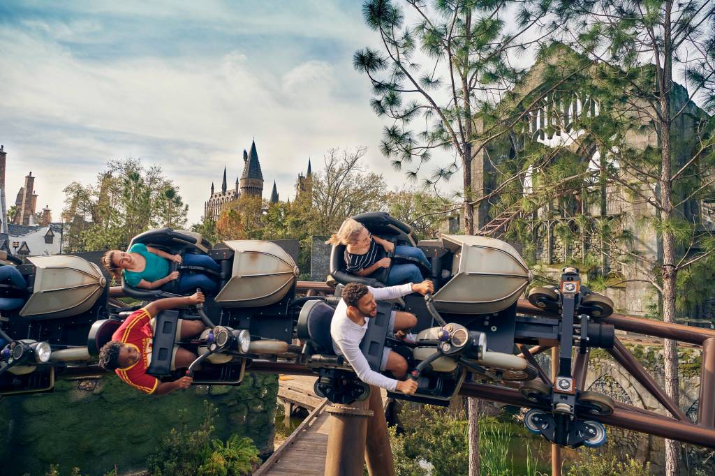 Hagrid’s Magical Creatures Motorbike Adventure, Universal Orlando Resort, Orlando, Flórida, Estados Unidos Hagrid’s Magical Creatures Motorbike Adventure, Universal Orlando Resort, Orlando, Flórida, Estados Unidos