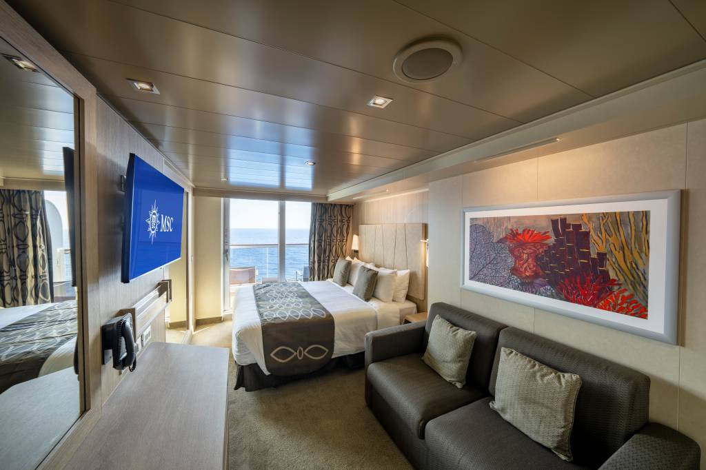 Varanda Deluxe, cabine, MSC Seashore Varanda Deluxe, cabine, MSC Seashore