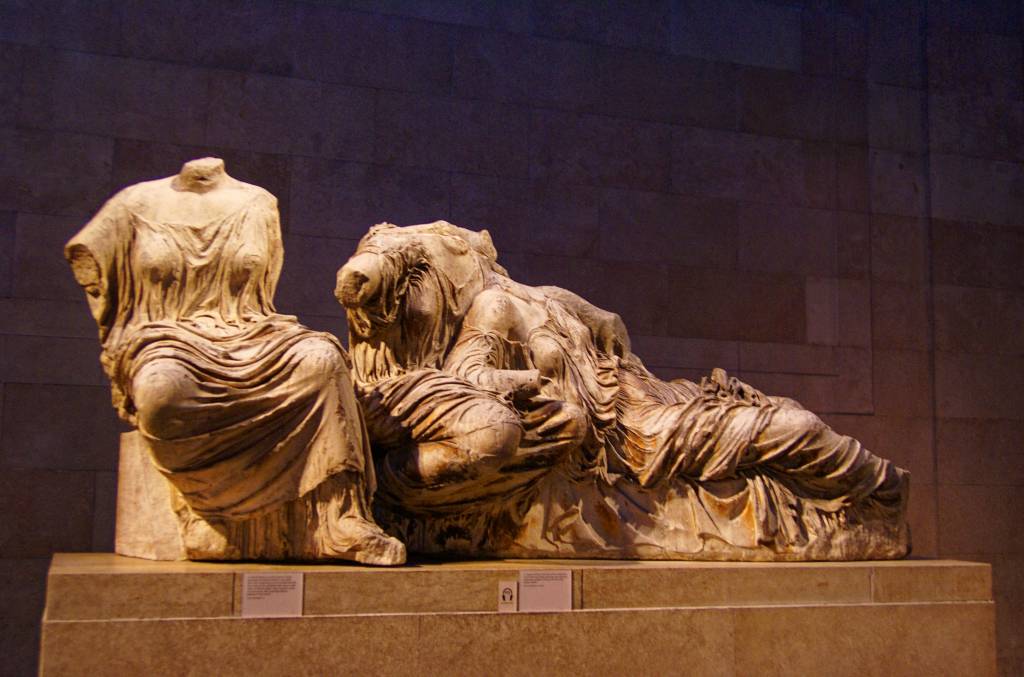 Mármores de Elgin, Museu Britânico, Londres, Inglaterra Mármores de Elgin, Museu Britânico, Londres, Inglaterra