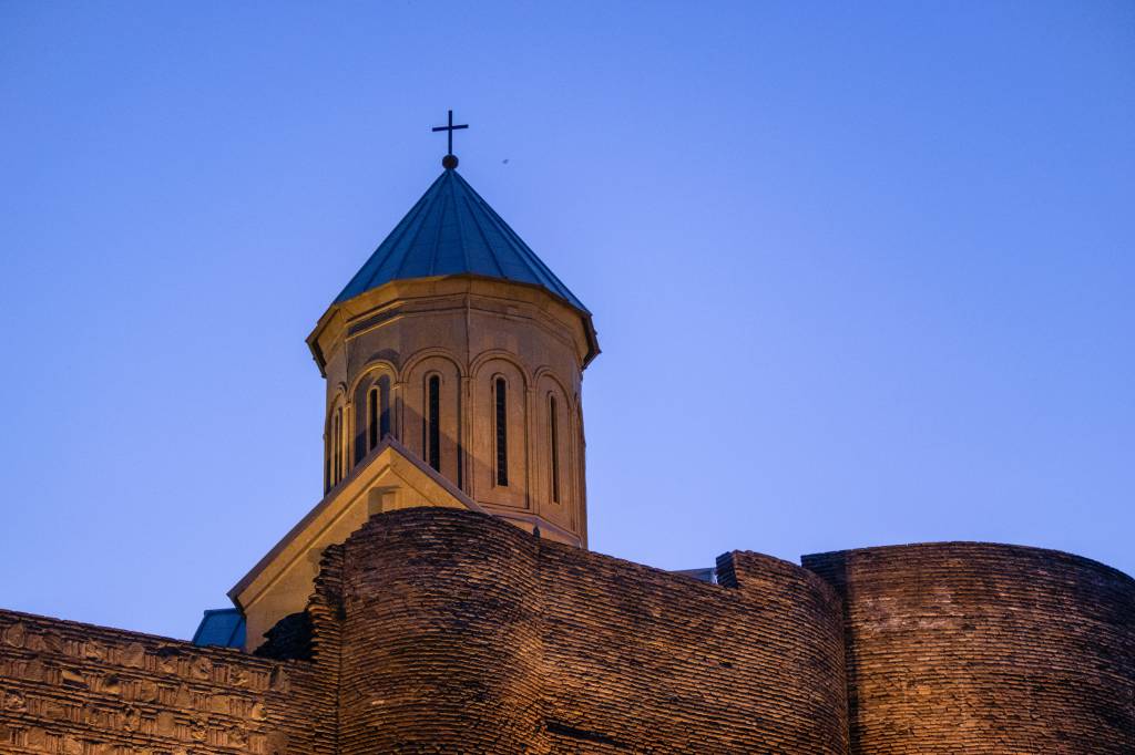 Fortaleza de Narikal, tbilisi, georgia Fortaleza de Narikal, tbilisi, georgia
