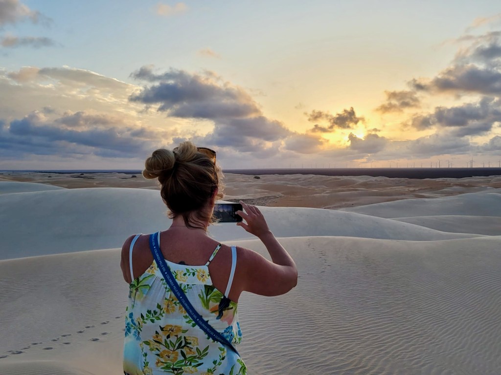 Dunas do Rosado no fim de tarde: um espetáculo.