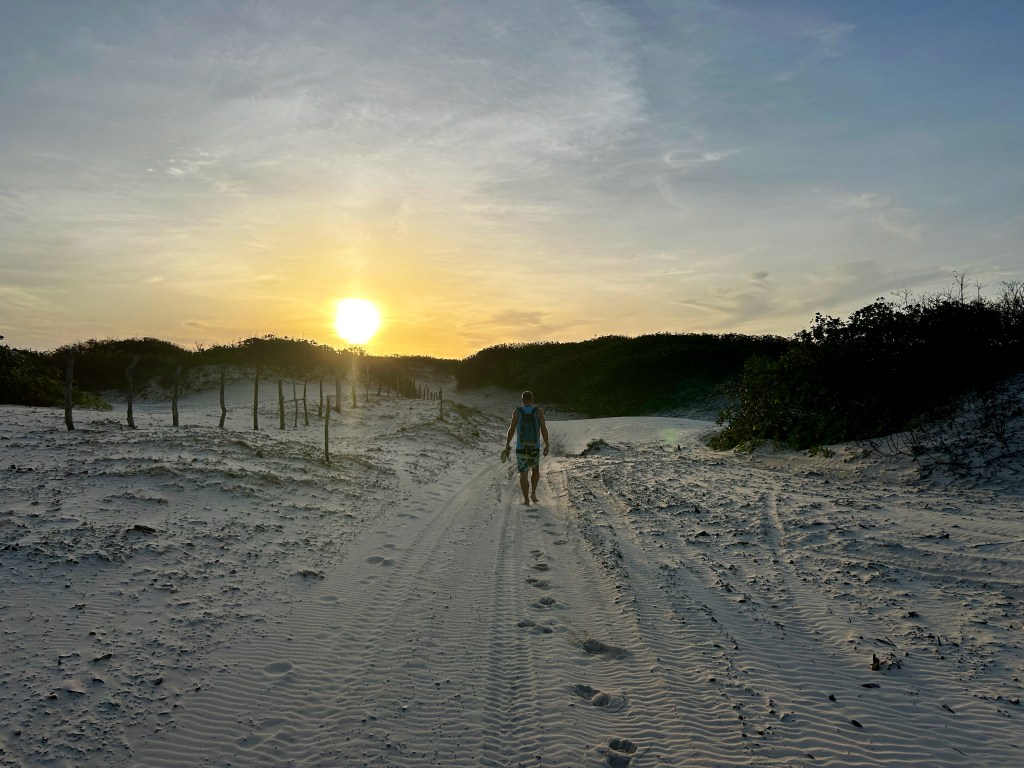 O pôr do sol é lindo a qualquer época do ano