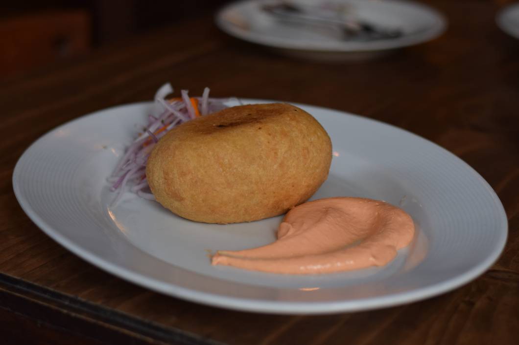 Isolina: papa rellena, ou batata recheada, ou bolinho que se come rezando Isolina: papa rellena, ou batata recheada, ou bolinho que se come rezando