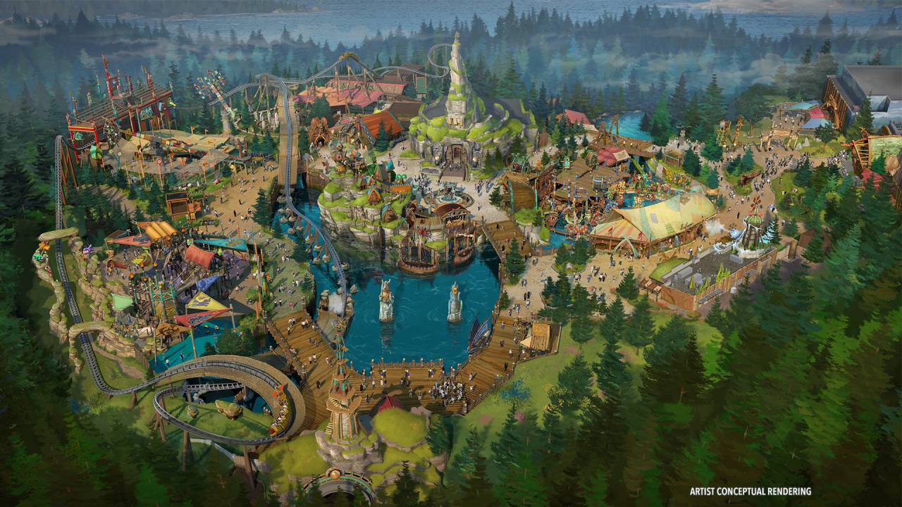 Como Treinar o Seu Dragão, Universal Epic Universe, Orlando, Flórida, Estados Unidos