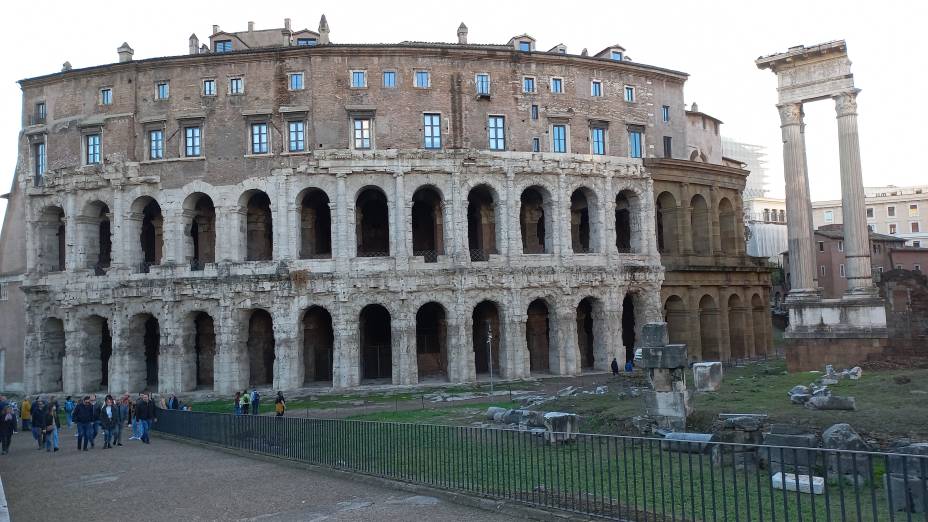 Teatro di Marcello: porta de entrada do gueto judaico