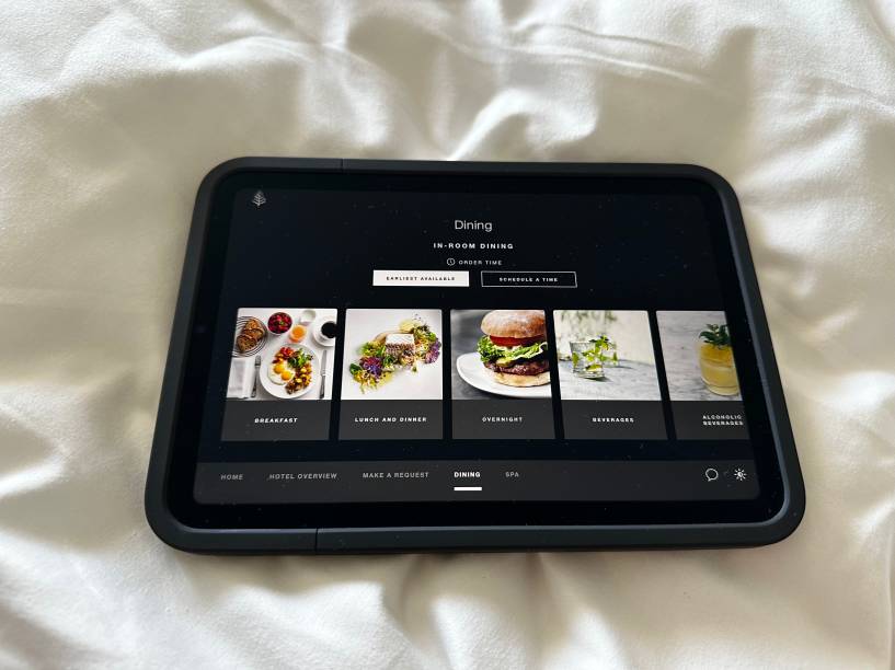 Um hotel inteirinho ao alcance do tablet