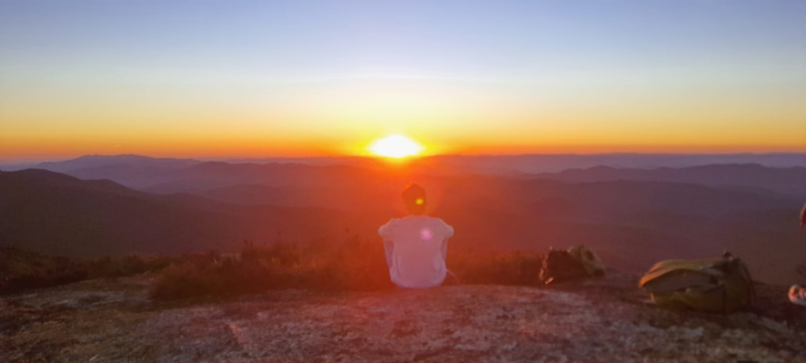 Por do sol em Monte Verde