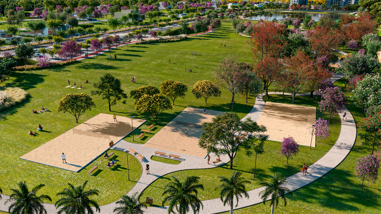 Parque das Flores em Tijucas, SC