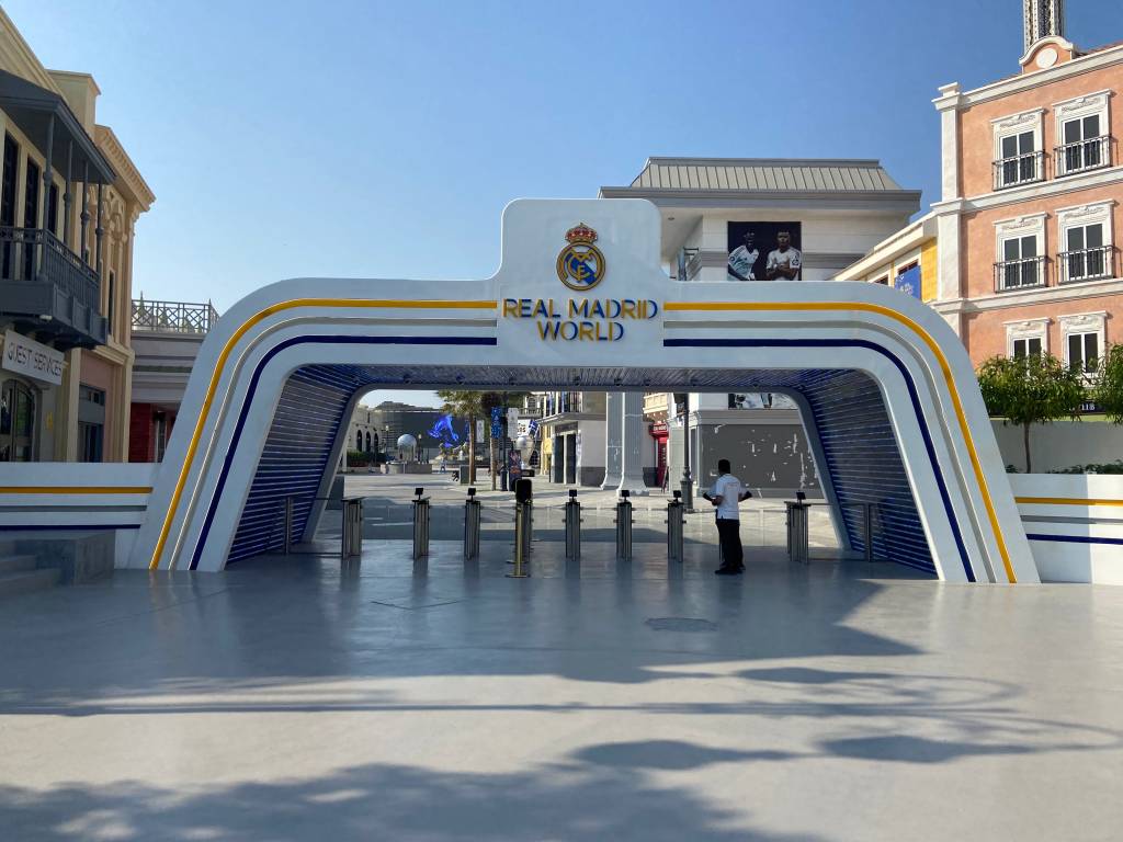 Real Madrid World, Dubai, Emirados Árabes Real Madrid World, Dubai, Emirados Árabes